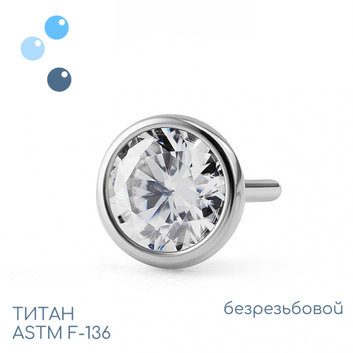 Топ Flat Clear безрезьбовой